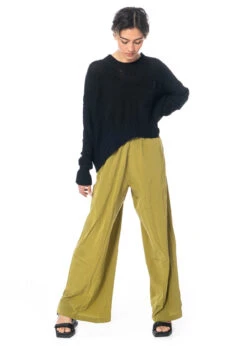 Serien° Umerica, Weite Hose Aus Seide Mit Elastischem Bund -Kleider Geschaft ser5043 black 5