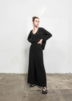 Serien° Umerica, Weite Hose Aus Seide Mit Elastischem Bund -Kleider Geschaft serien umerica hose 2