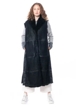 Annette Görtz, Wendbare Fellweste Sis Mit Schalkragen