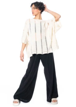 Serien° Umerica, Weite Hose Aus Seide Mit Elastischem Bund