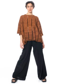 Serien° Umerica, Weite Hose Aus Seide Mit Elastischem Bund -Kleider Geschaft sn305 black 2 4