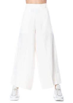 Serien° Umerica, Strukturierte Hose Mit Weitem Bein -Kleider Geschaft sn882 natural size36 5