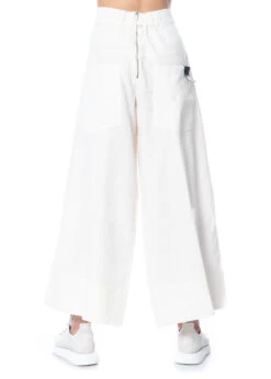 Serien° Umerica, Strukturierte Hose Mit Weitem Bein -Kleider Geschaft sn882 natural size36 7