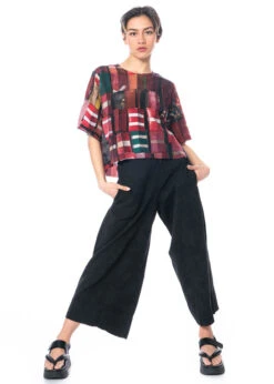 Serien° Umerica, Strukturierte Hose Mit Weitem Bein -Kleider Geschaft sn882 size 42 mit ser915