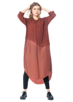 Serien° Umerica, Langes Kleid Im Lagenlook