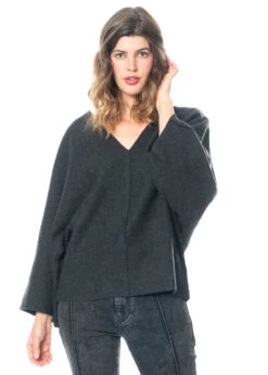 Annette Görtz, Edler Pullover Sol Aus Reinster Merinowolle -Kleider Geschaft sol anthra