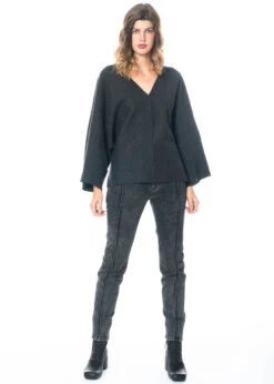 Annette Görtz, Edler Pullover Sol Aus Reinster Merinowolle -Kleider Geschaft sol anthra 7