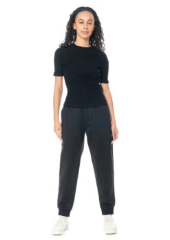 Adidas Y-3, Sportliche Hose Aus Baumwollgemisch H63064 -Kleider Geschaft superstarpants h63064 black