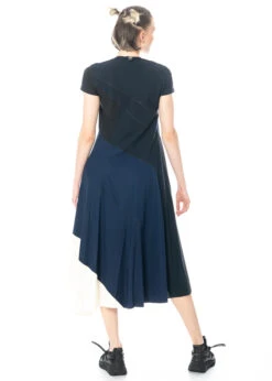 HIGH, Kurzärmeliges Kleid In Midilänge TEASE