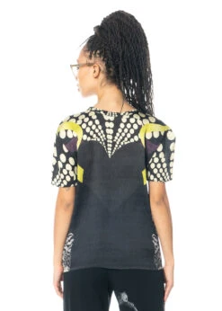 JNBY, Shirt Mit Druck In Knitterstoff