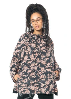 JNBY, Funktionsjacke Mit Floralem Print -Kleider Geschaft trench 5m1902070 2