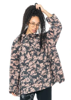 JNBY, Funktionsjacke Mit Floralem Print -Kleider Geschaft trench 5m1902070 6