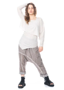 Studiob3, Doppellagige Voile-Hose Utso 23 Studiob3, Doppellagige Voile-Hose Utso -Kleider Geschaft utso warm grey old dye 36 38 2