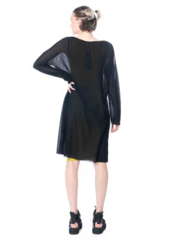 Knit Knit, Leicht Transparentes Sommerkleid -Kleider Geschaft vel38 m nero 5