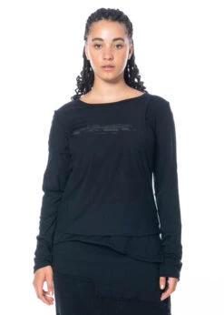 Studiob3, Zweilagiges Top Verda -Kleider Geschaft verda 40 42