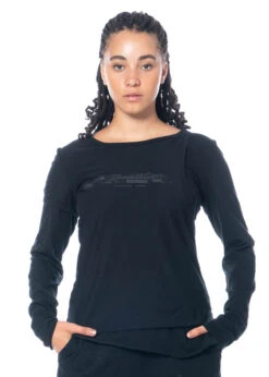 Studiob3, Zweilagiges Top Verda -Kleider Geschaft verda 40 42 3