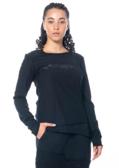 Studiob3, Zweilagiges Top Verda -Kleider Geschaft verda 40 42 7