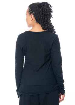 Studiob3, Zweilagiges Top Verda -Kleider Geschaft verda 40 42 8