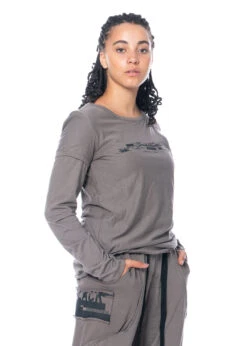 Studiob3, Zweilagiges Top Verda -Kleider Geschaft verda taupe 40 42 2