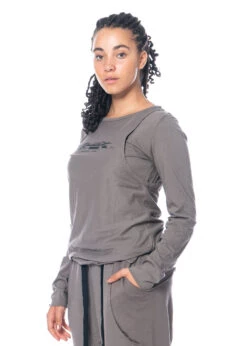 Studiob3, Zweilagiges Top Verda -Kleider Geschaft verda taupe 40 42 4