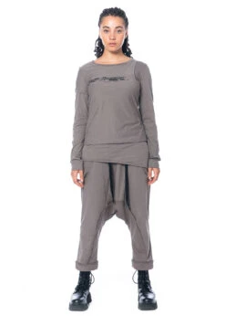 Studiob3, Zweilagiges Top Verda -Kleider Geschaft verda taupe 40 42 7