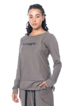 Studiob3, Zweilagiges Top Verda -Kleider Geschaft verda taupe 40 42 9