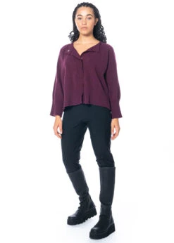 Knit Knit, Strickjäckchen Mit Hoch Geripptem Saum -Kleider Geschaft vinacchia s f1 3 1