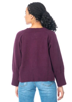 Knit Knit, Strickjäckchen Mit Hoch Geripptem Saum -Kleider Geschaft vinacchia s f1 6 1