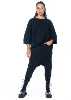 Studiob3, Hose Mit Gerippten Details Zoey 26 Studiob3, Hose Mit Gerippten Details Zoey -Kleider Geschaft zoey black 4